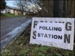 Polling station sign on approach to CstM Village Hall IMG_7930.JPG Polling station sign on approach to CstM Village Hall IMG_7930.JPG