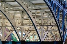 Underside of Iron Bridge St Davids Hill Exeter IMG_2866.JPG Underside of Iron Bridge St Davids Hill Exeter IMG_2866.JPG