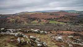 018 Hound Tor from Smallcombe Rocks 04-6464 PS Adj.JPG 018 Hound Tor from Smallcombe Rocks 04-6464 PS Adj.JPG