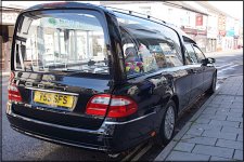 Hearse parked in Exeter Road Exmouth A65 DSC03170.JPG Hearse parked in Exeter Road Exmouth A65 DSC03170.JPG