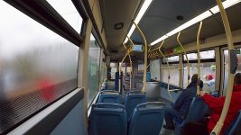 Fisheye empty single deck bus E-PM1 1310049.JPG Fisheye empty single deck bus E-PM1 1310049.JPG