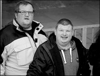 Men in queue at Exeter Bus Station G9 P1013138.JPG Men in queue at Exeter Bus Station G9 P1013138.JPG