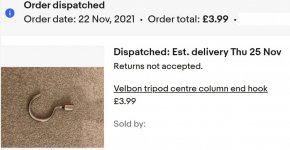 Velbon center column tripod hook.jpg