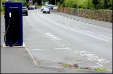 Car club parking bay and charger Barrack Road Exeter FZ82 P1010289.JPG Car club parking bay and charger Barrack Road Exeter FZ82 P1010289.JPG