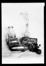 2025-12 Bottles and roses, scanned contact print, MGVRC, ID-68 1-3,.jpg
