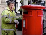 Postman emptying box Sidmouth GM5 _1040220.jpg