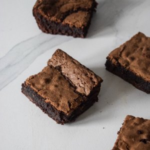 Dairy-free Chocolate Brownies | Nikon D5300