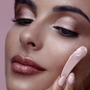 Closeup detail of beauty shot