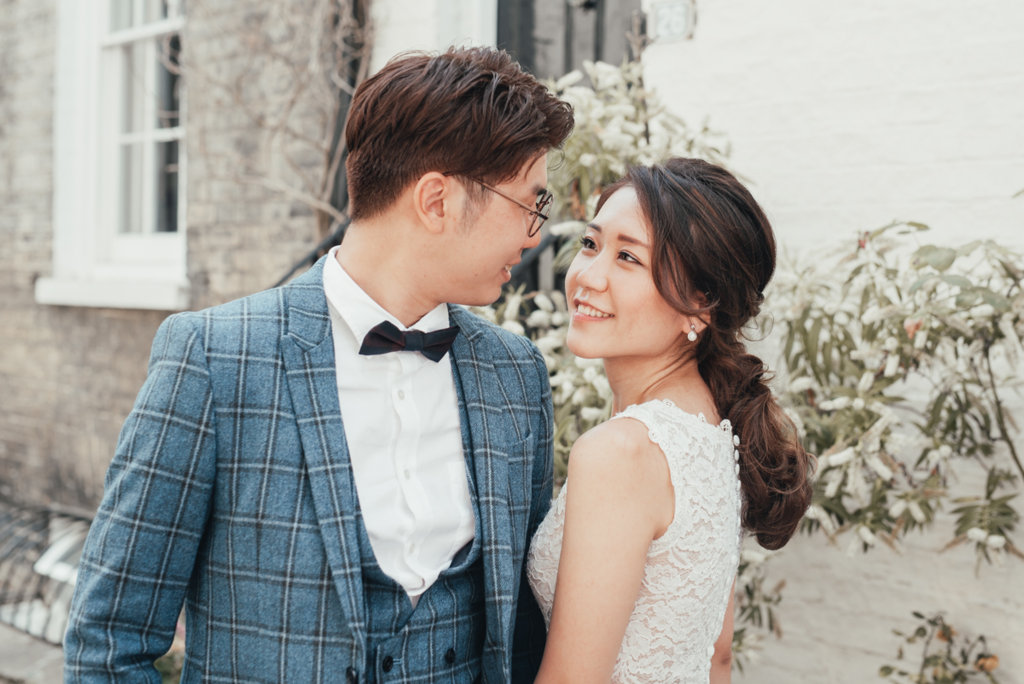 Bride and groom portraits