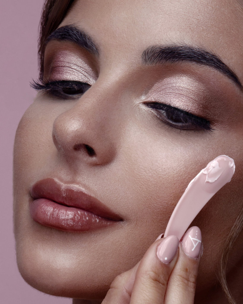 Closeup detail of beauty shot