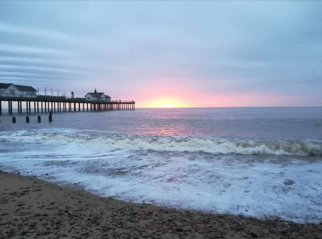 Sunrise Suffolk Pier